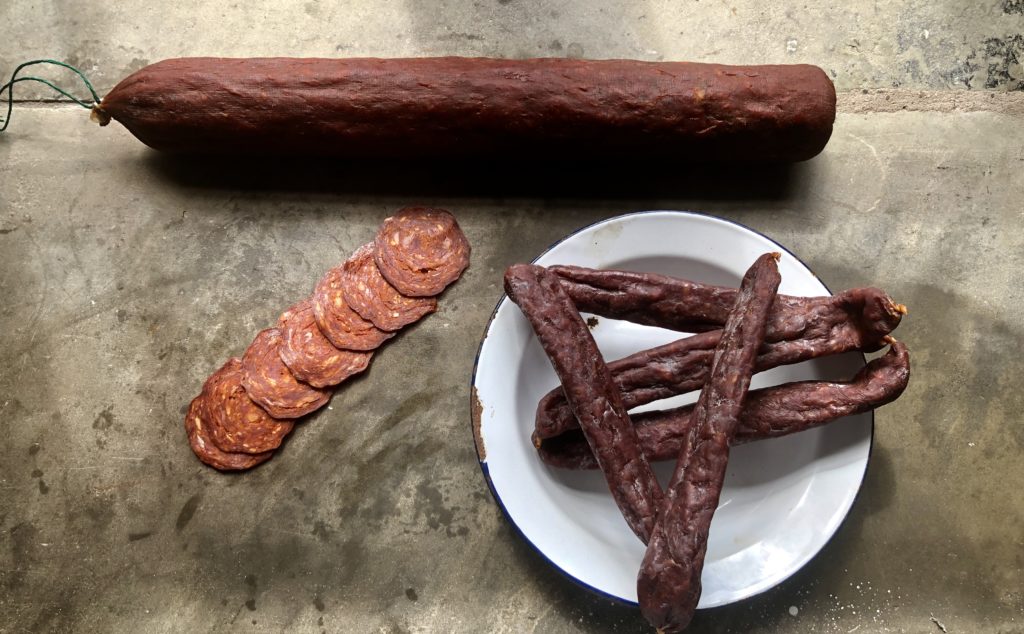 Hot Beef Pepperoni Salami Trealy Farm Charcuterie