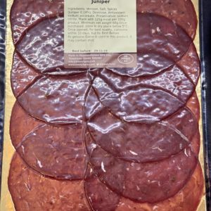 Juniper-Cured Wild Venison Carpaccio