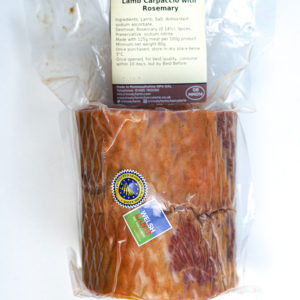 Rosemary-Cured Welsh Lamb Carpaccio